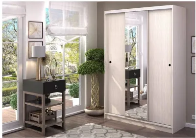 Шкаф-купе Альянс 2000 (Сандал светлый)