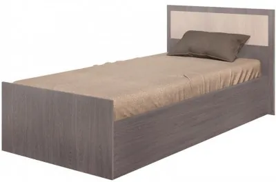Фиеста Кровать 90, ясень шимо (Ясень шимо темный / светлый)