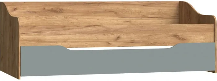 Челси Color Кровать выдвижная (Дуб крафт/Глиняный серый)