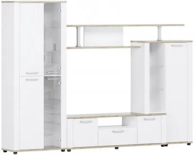 Гостиная Соло-10А (Дуб Сонома / белый)