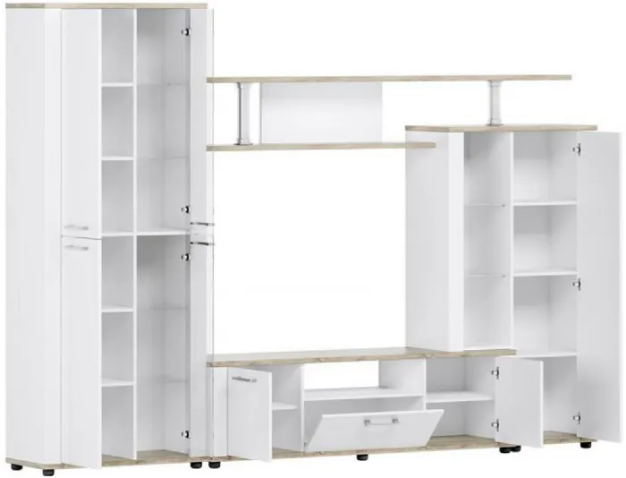 Гостиная Соло-10А (Дуб Сонома / белый)