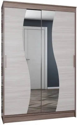 Элегант Шкаф-купе 6, Ясень шимо темный/светлый