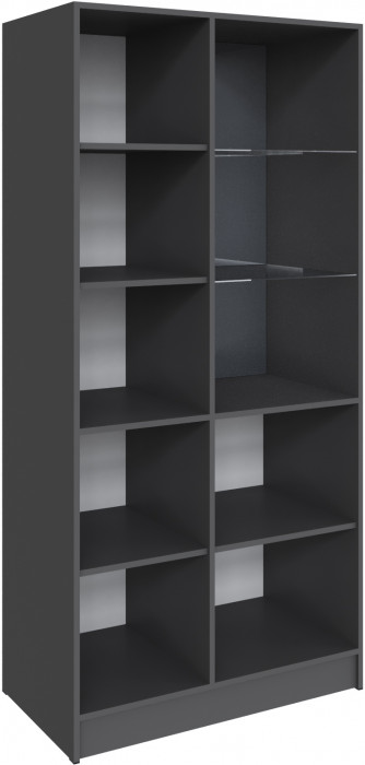 Набор мебели для гостиной "Мадрид", Белый/Графит серый