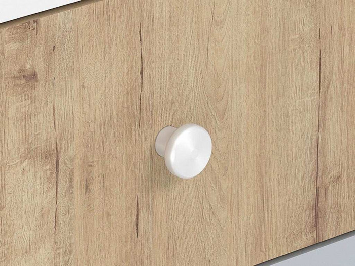 НМ 041.10 шкаф для одежды Морти Дуб Бунратти/белый/серый