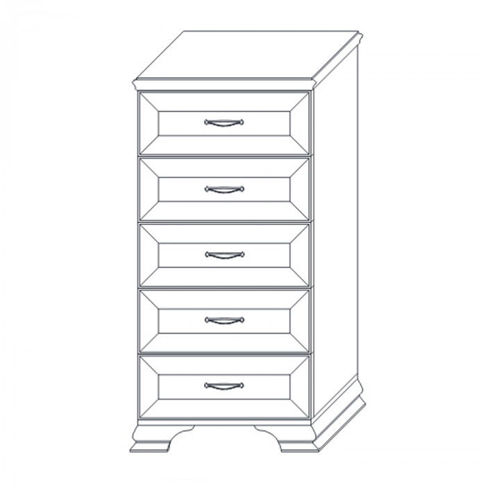 Комод высокий Сиена