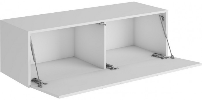 Модульная гостиная Гранж, композиция 2 (Белый (Шагрень)/Крафт золотой / Белый софт)