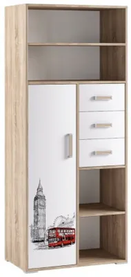 Бланка Стеллаж книжный с фотопечатью