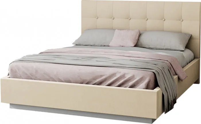 Кровать "Квадрат" арт.004 с настилом ЛДСП, 140х200 - Alysia 003