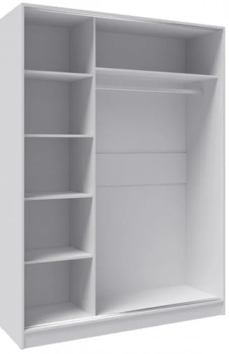 Шкаф-купе Стиль-2 1600 белый/дуб крафт золотой