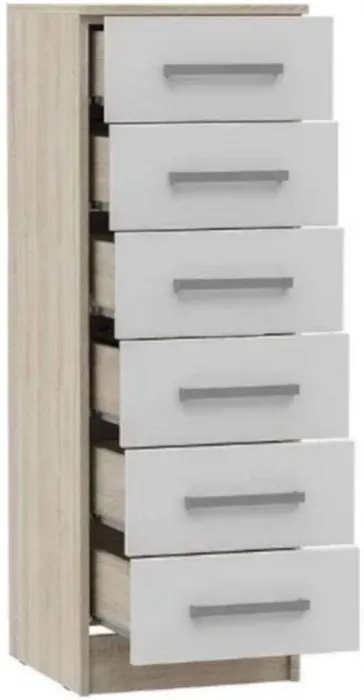 Мартина Комод 400 (Дуб Сонома / белый)
