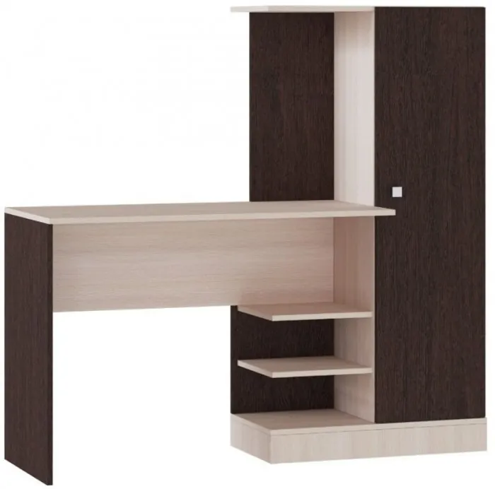 Компьютерный стол Квартет-6 венге/дуб молочный