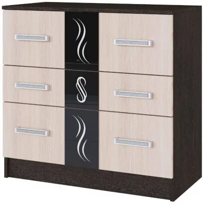 Эрика Комод венге/дуб молочный