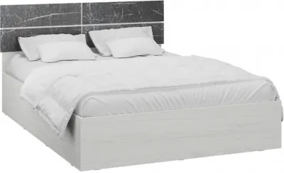 Теана Кровать 140+настил ЛДСП, ясень анкор светлый/мрамор дарк