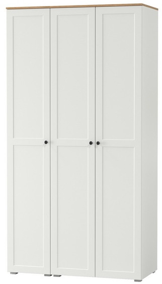 Остин Набор шкафов 01, цвет белый шагрень/дуб крафт золотой, ШхГхВ 120х54,3х229,6 см., универсальная сборка