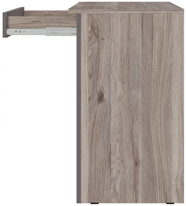 Стол туалетный "Кассандра" СТ-02 Дуб Смоки/MF14 Муссон софт