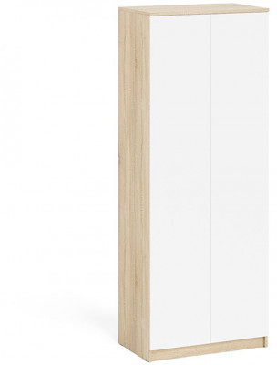 Мори Шкаф МШ800.1, цвет дуб сонома/белый, ШхГхВ 80,4х50,4х209,6 см.