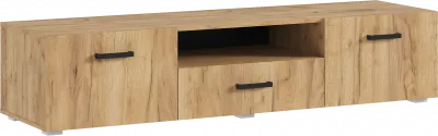 Нэнси NEW Тумба ТВ 1600 ЛДСП, Дуб Крафт/Дуб Крафт