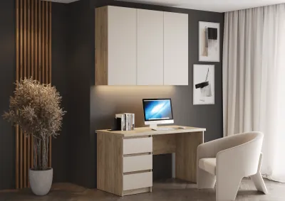 Кабинет Бостон, композиция 4, крафт серый/кашемир