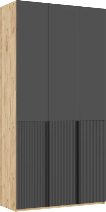 Модульная спальня Марвэл, Дуб крафт/Браш графит