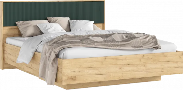 Модульная спальня Марвэл, Дуб крафт/Браш мени грин