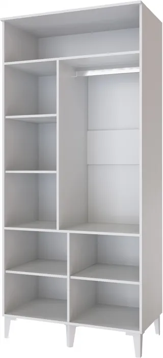 Толедо Шкаф 2-х створчатый (4 фасада) ТШ-22 белый