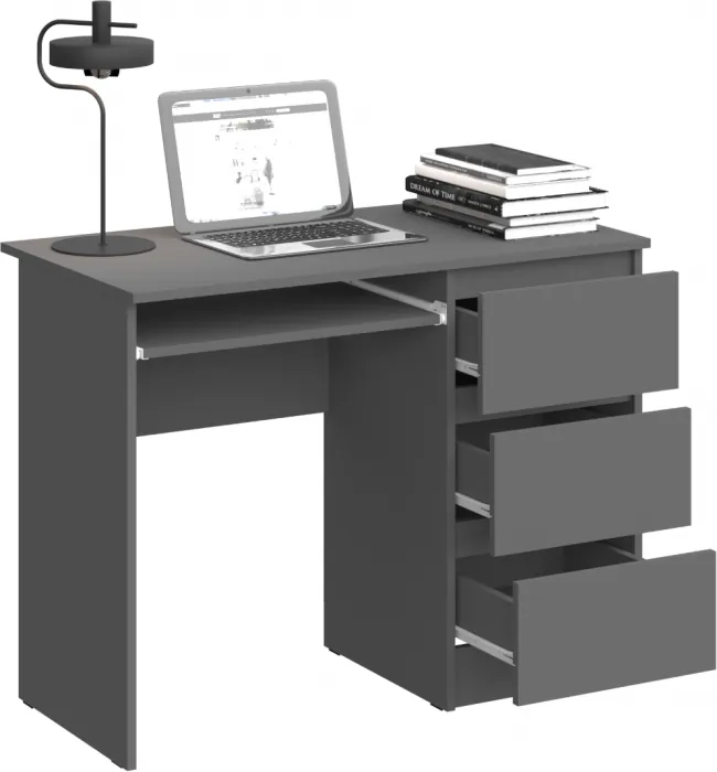 Челси Стол письменный, графит (Графит, Графит)