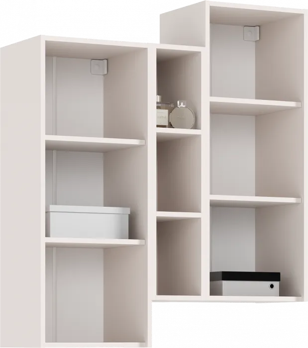 Флэш Шкаф подвесной комбинированный (Кашемир, Кашемир)