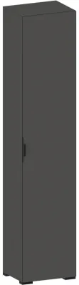 Ома Шкаф-пенал ШК-3616 со штангой, Графит