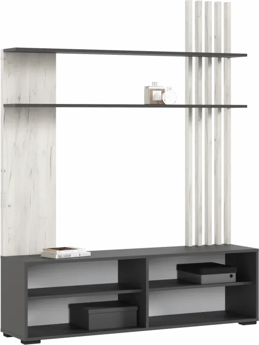 Роджина Гостиная (Графит, Крафт золотой)