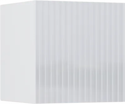 Оливия Шкаф навесной малый (Белый, Белый глянец)
