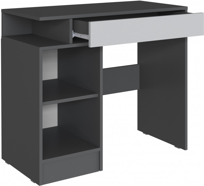 Косметический стол Вегас, Графит серый/Крафт серый