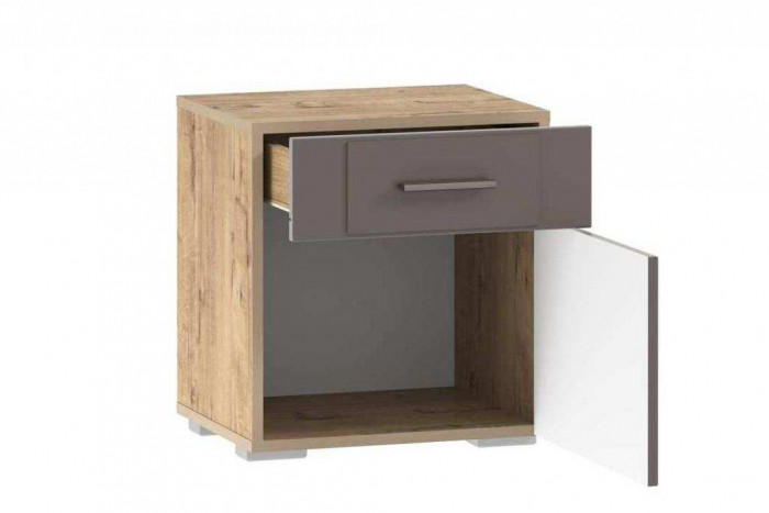 Спальня Livorno 4 дуб бунратти / софт графит