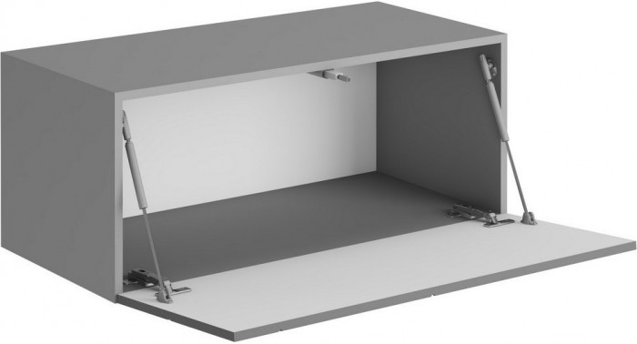 Модульная гостиная Гранж, композиция 5 (Серый шифер/Крафт золотой / Графит софт)