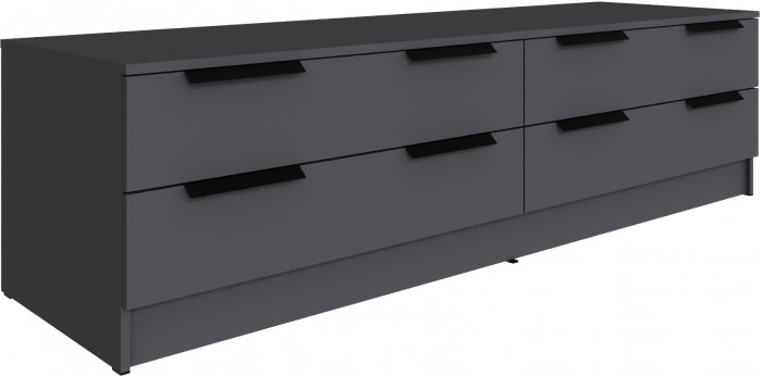 Набор мебели для гостиной "Мадрид", Графит/Дуб делано