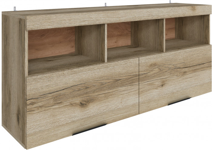 Набор мебели для гостиной "Мадрид", Графит/Дуб делано