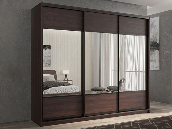 Шкаф-купе Кааппи 6 Венге 240х60х230 см