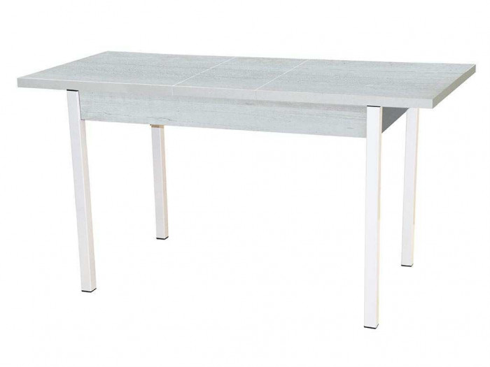 Колорадо стол обеденный раздвижной / бетон белый/белый