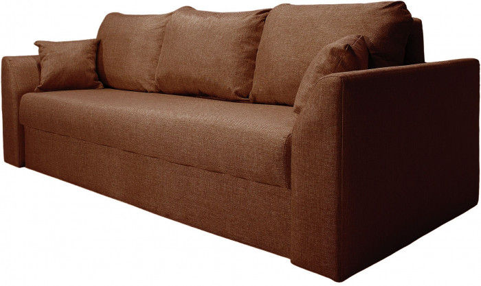 Диван-кровать Белфест 160х195, еврокнижка, рогожка, коричневый