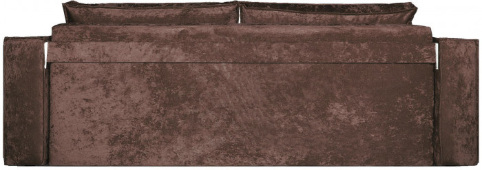 Диван-кровать Лофт Люкс Плюш, еврокнижка, пружинный блок,140х195, коричневый