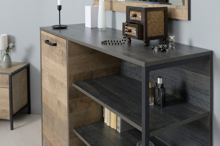 Трувор Гостиная 053, дуб гранж песочный/интра