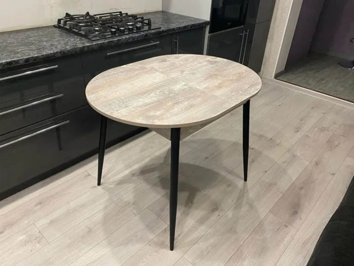 Обеденная группа Стиль-1 / Стул Х 4 шт. / Бетон темный/черный / бид 27