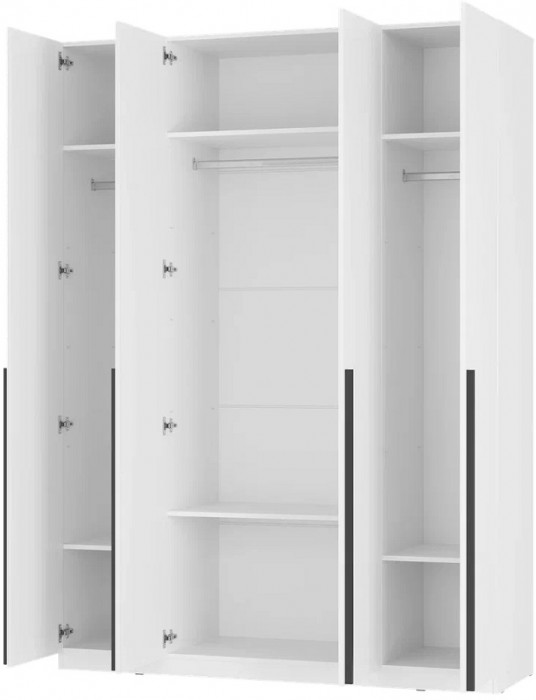 Шкаф 4-х створчатый ШК-13 Айрон, Белый