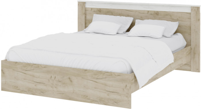 Модульная спальня "Адель", набор 2 - Крафт серый/Крафт белый