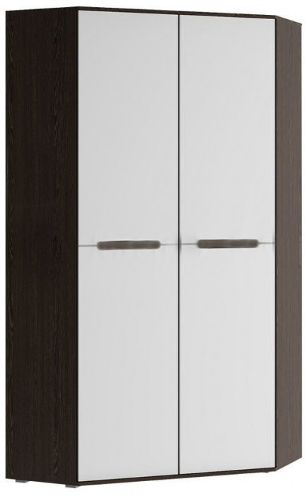 Ким Шкаф угловой универсальный (Дуб Сонома, Графит)