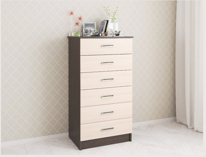 Комод Катрин-4 венге/дуб молочный