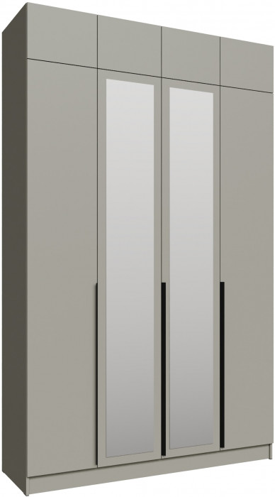 Набор мебели для прихожей "Мадрид", Мокко/Графит серый