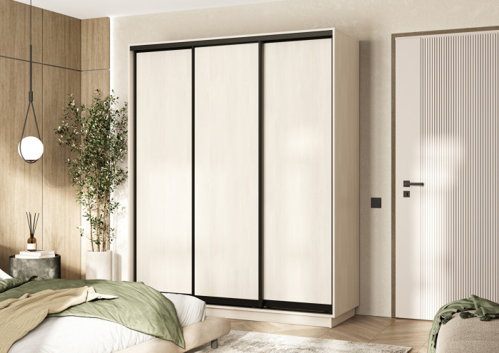 Шкаф-купе 1800 Тринити NEW, Сандал светлый