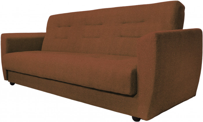 Диван Лира 120 коричневый ППУ