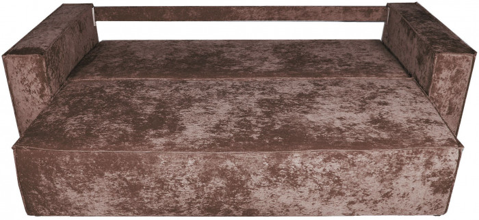 Диван-кровать Лофт Люкс Плюш, еврокнижка, независимый пружинный блок,140х195, коричневый