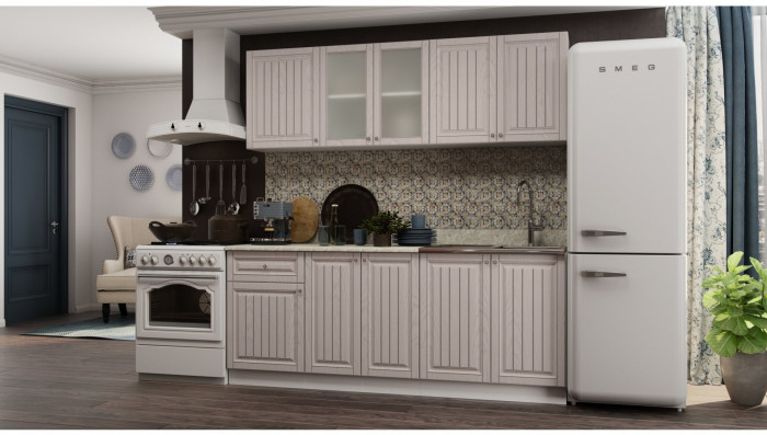 Кухня МДФ Хозяюшка 2000, Трюфель